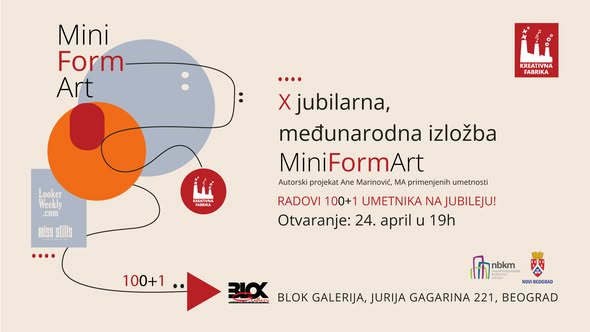 Izložba 'MiniFormArt' otvorena je u galeriji Blok